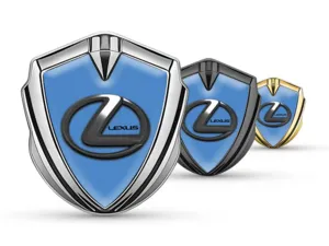 Lexus Emblema Silicone Badge Disegno Lussuoso Bordo Lega